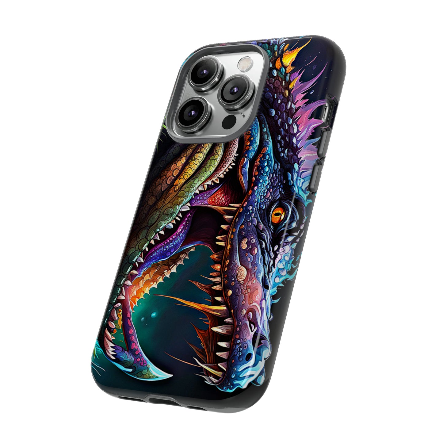 Colorful Alligator Tough Phone Case