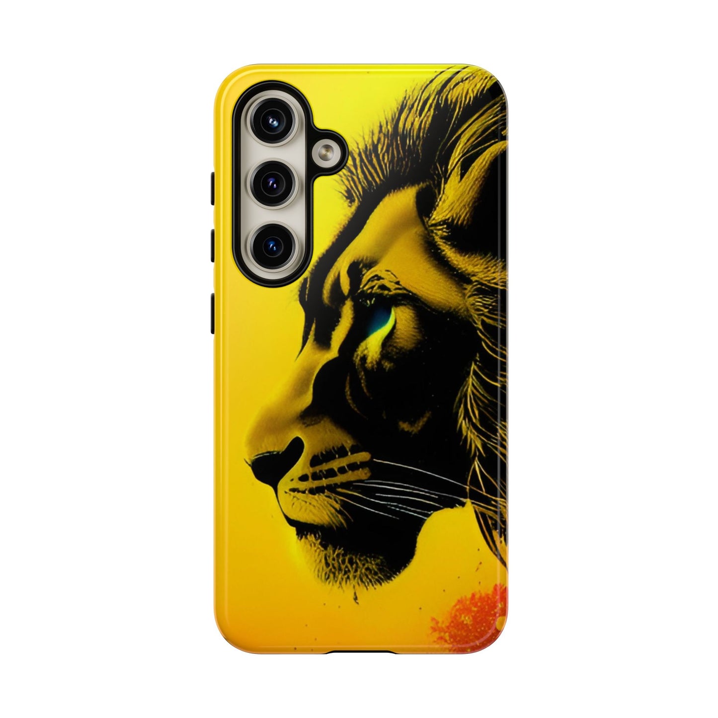 Yellow Lion Phone Case