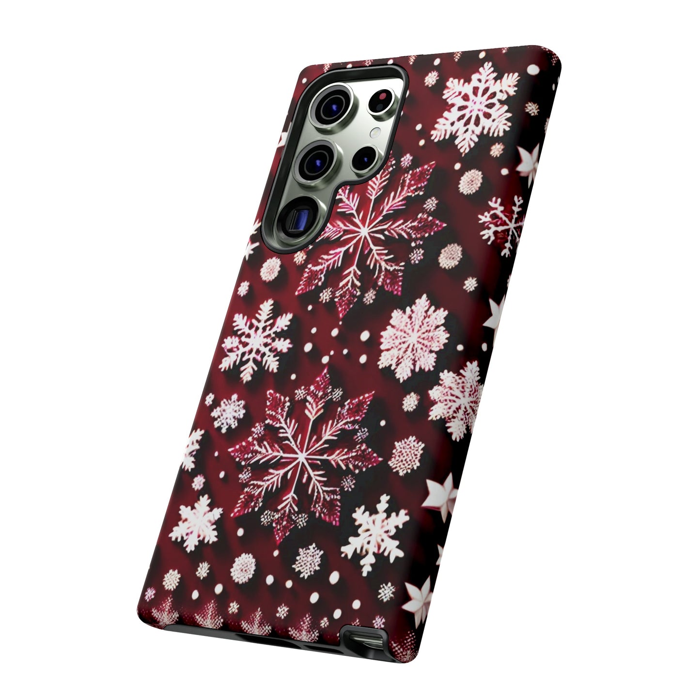 Burgundy Christmas Tough Phone Case