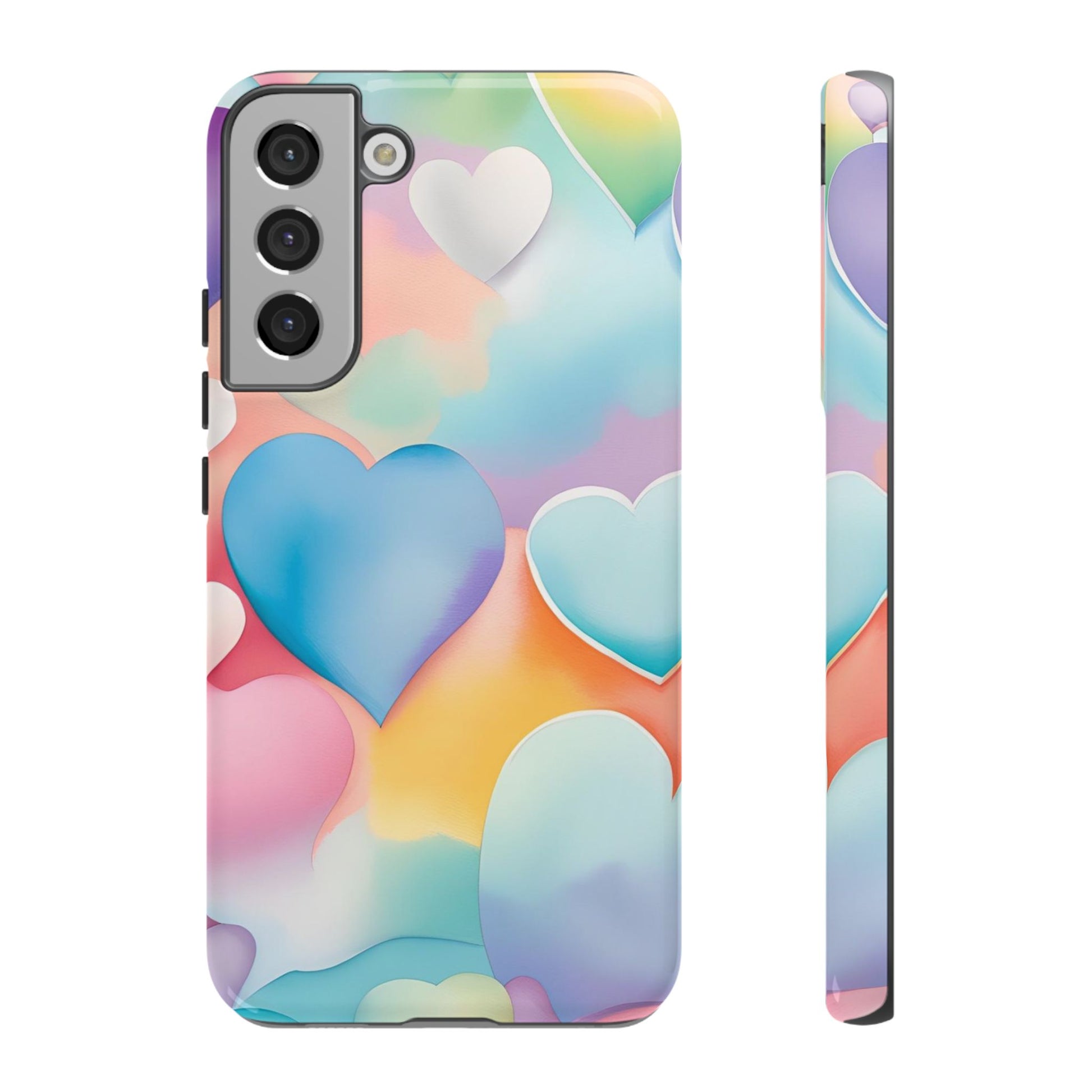 Watercolor Hearts Phone Case - Viva Phone Boutique 