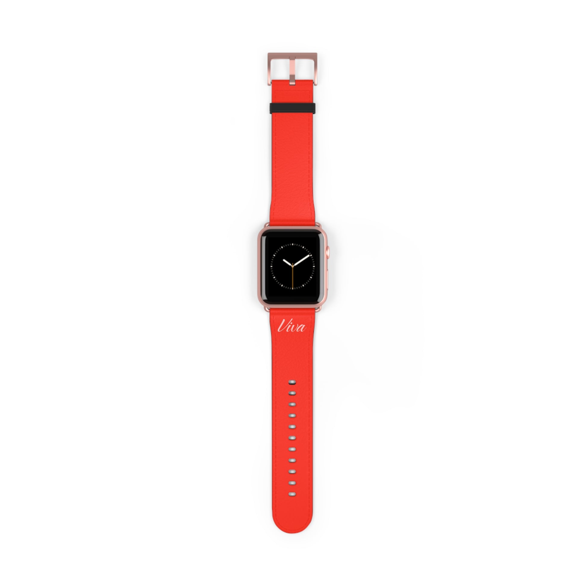 Red Faux Leather Apple Watch Band - Viva Phone Boutique 