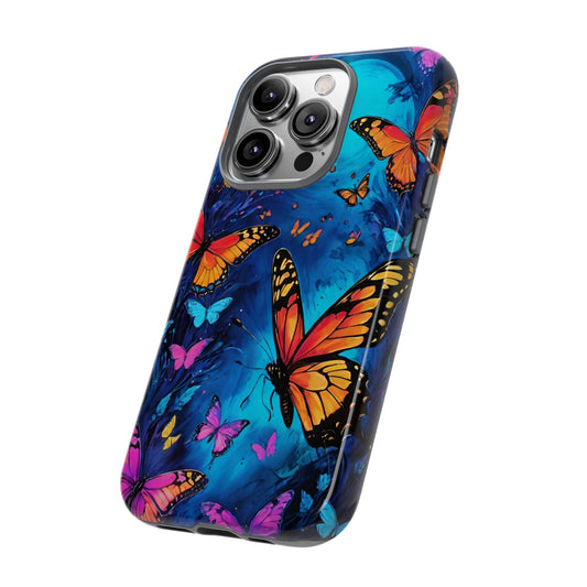 Multicolor Butterflies Tough Phone Case