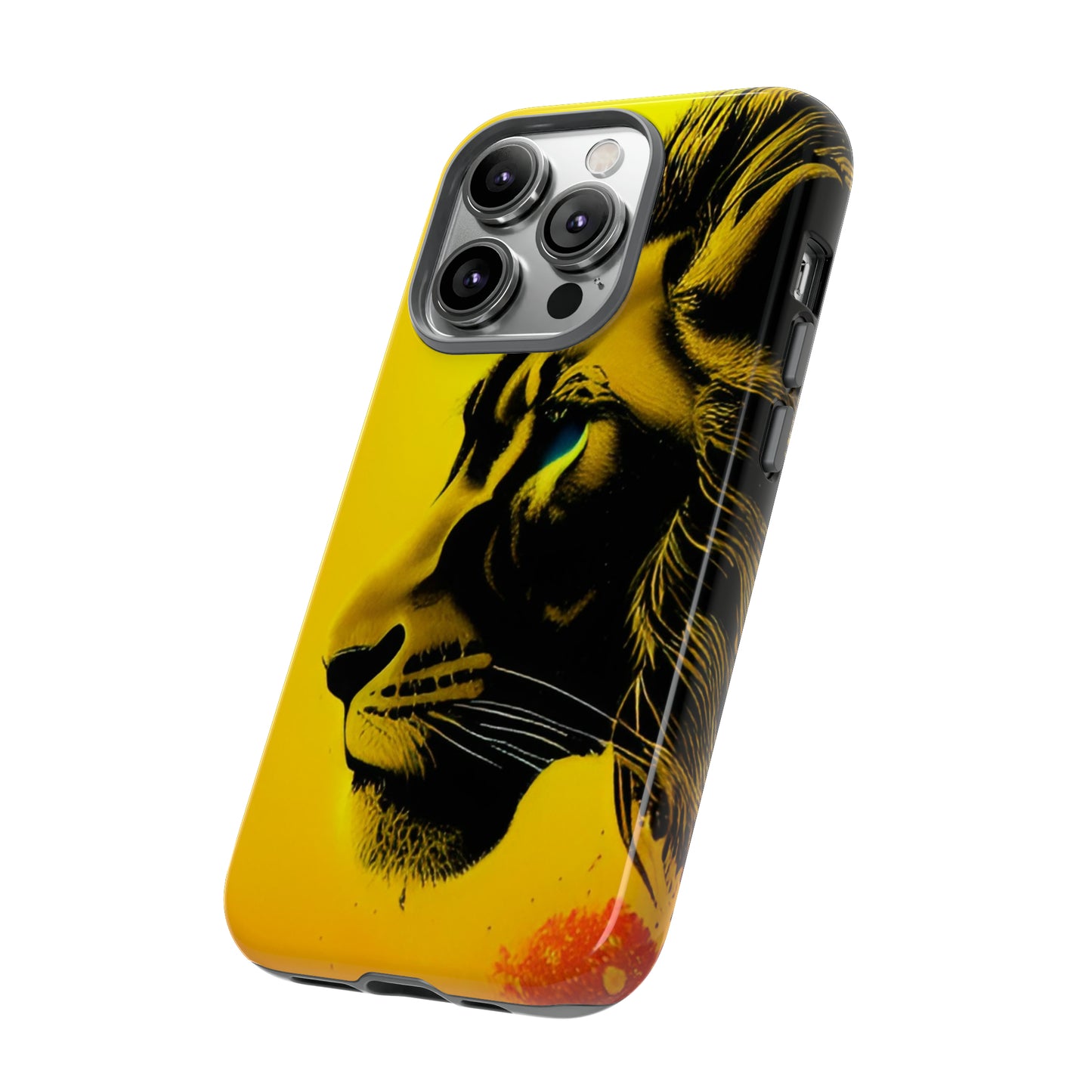 Yellow Lion Tough Phone Case