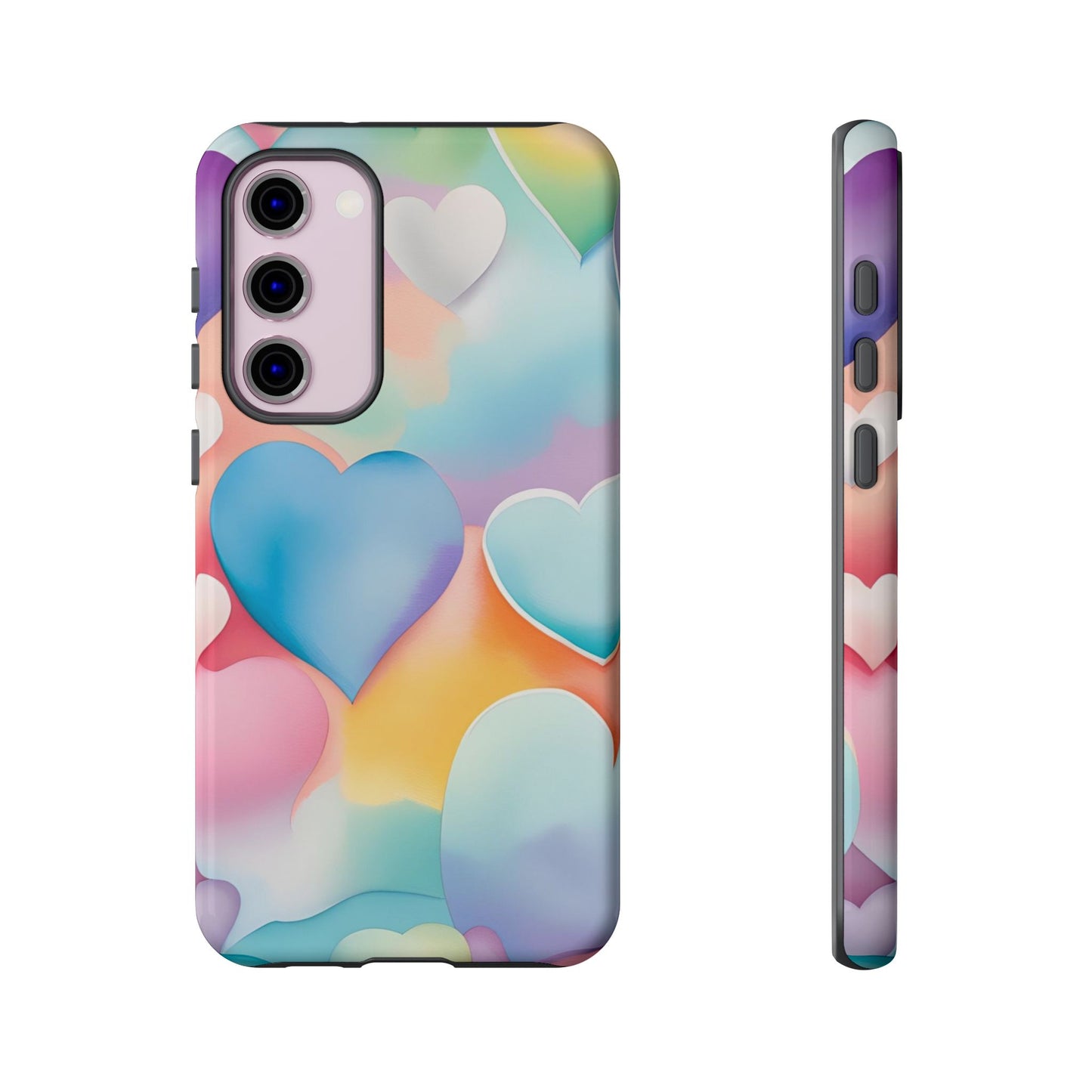 Watercolor Hearts Phone Case - Viva Phone Boutique 