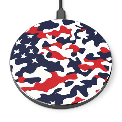 USA Camo Wireless Charger Charger - Viva Phone Boutique 