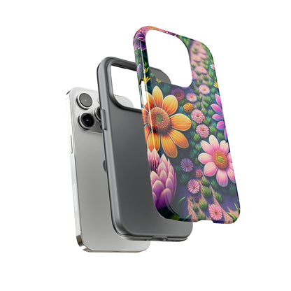 Floral Path Tough Phone Case