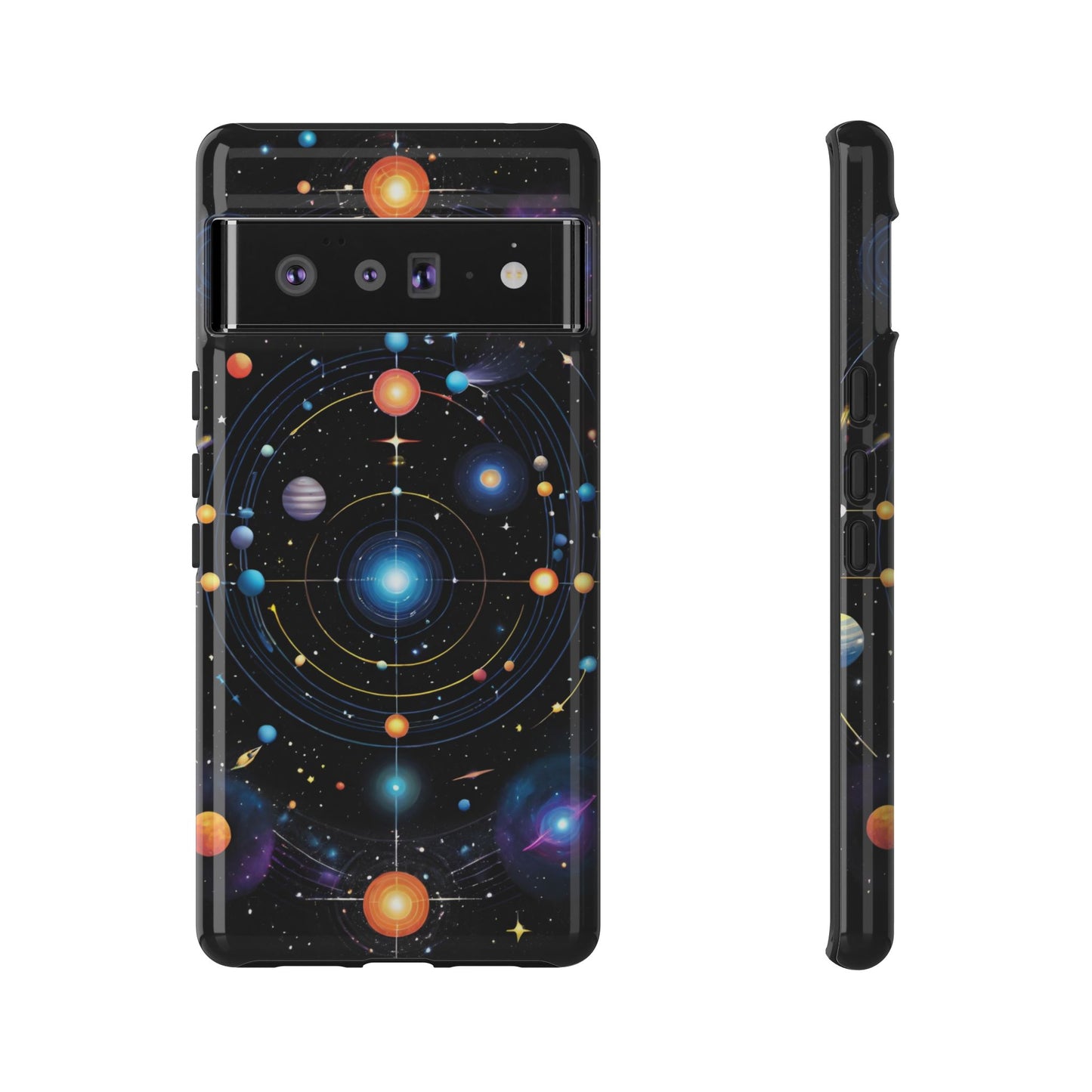 Outer Space Planets and Galaxies Phone Case