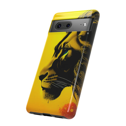 Yellow Lion Tough Phone Case