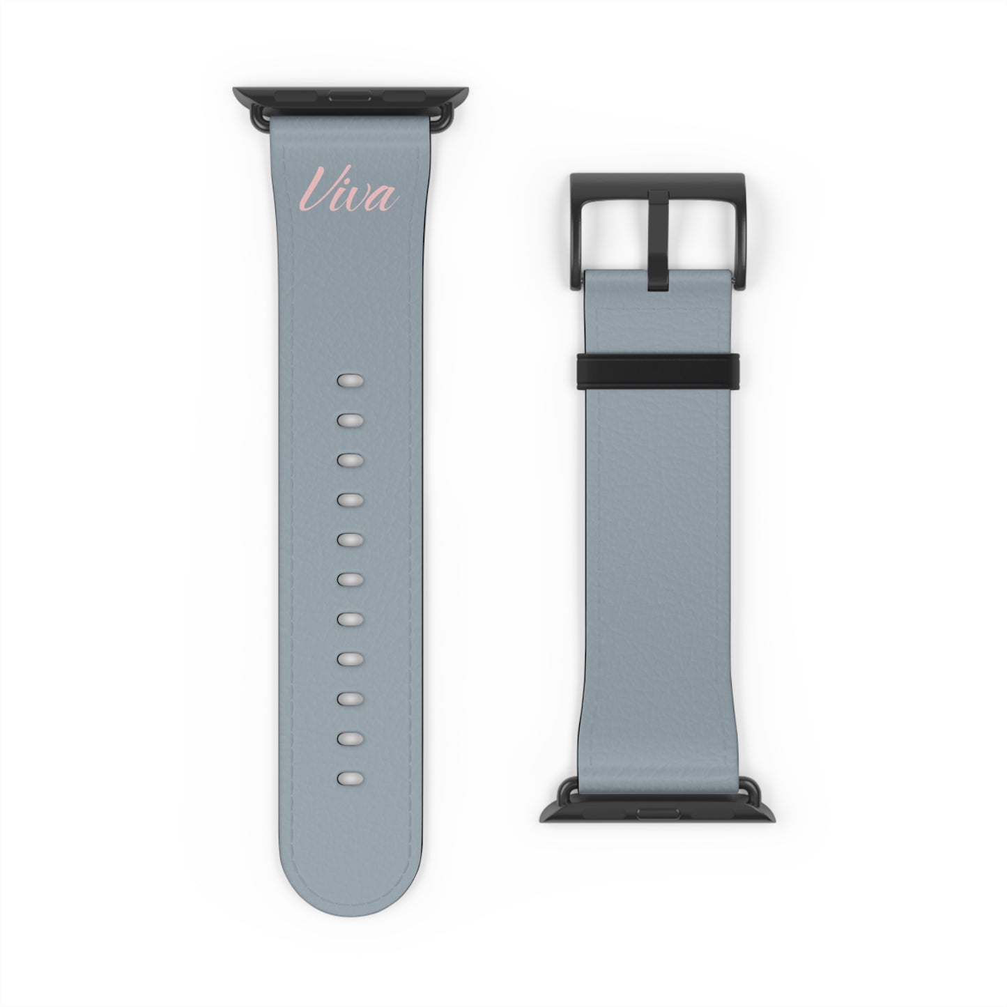 Hope Gray Faux Leather Apple Watch Band - Viva Phone Boutique 