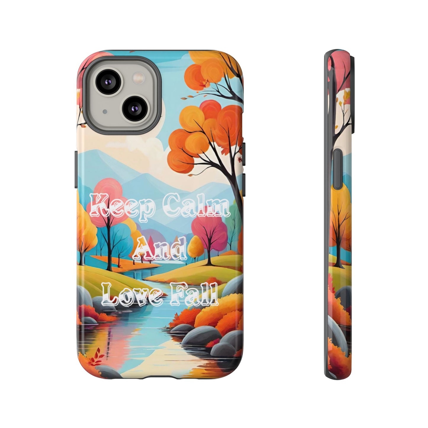 Fall-Themed Phone Case - 'Keep Calm And Love Fall' Design - Viva Phone Boutique 