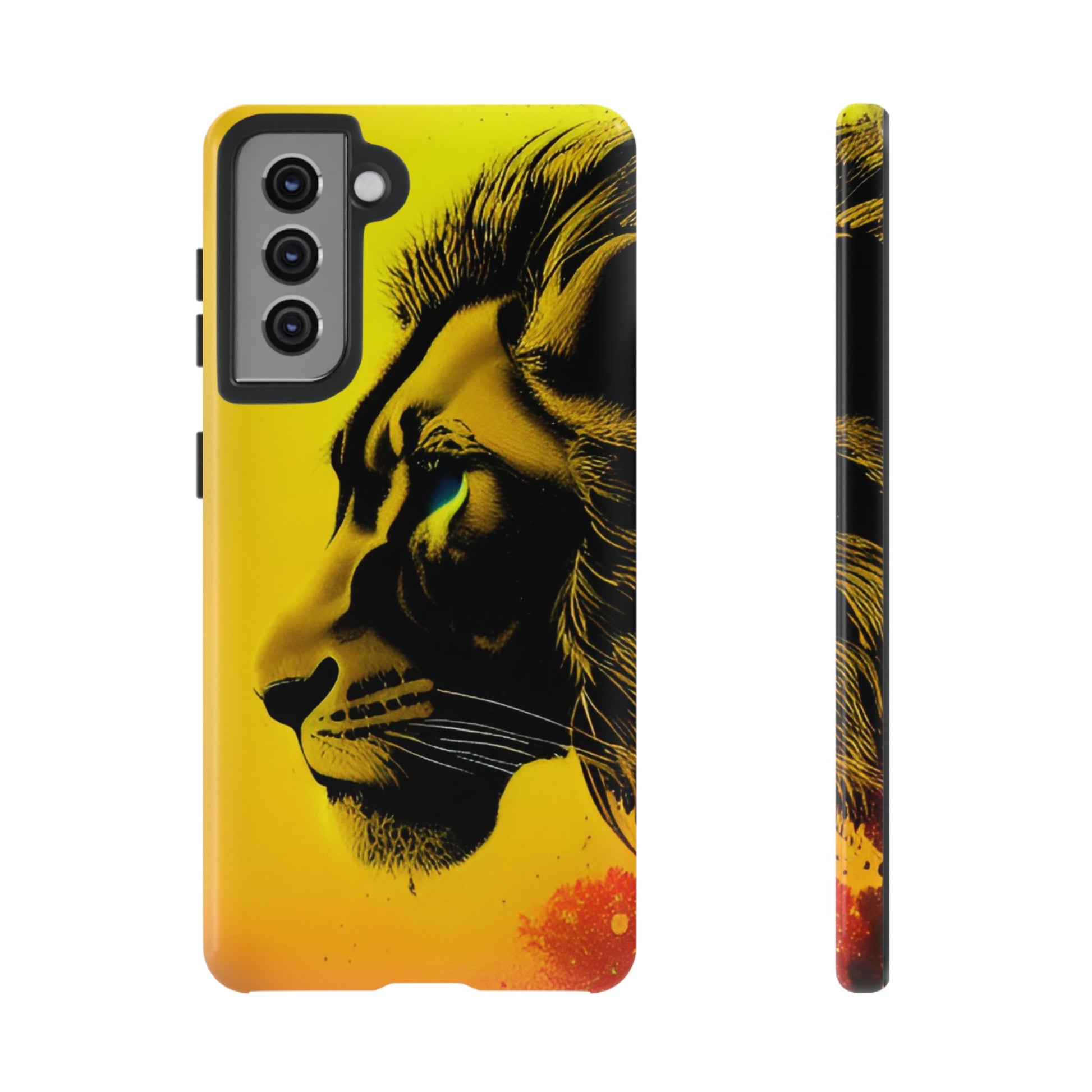 Yellow Lion Phone Case - Viva Phone Boutique 