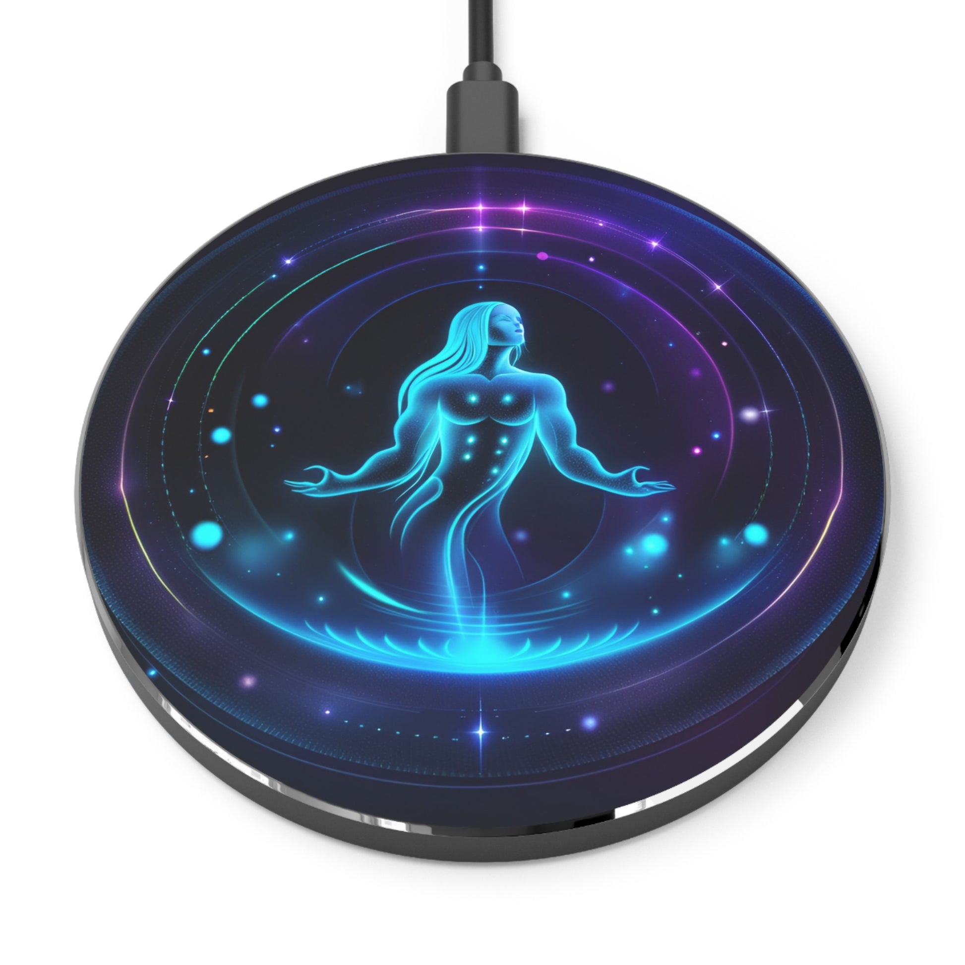 Aquarius Zodiac Sign Wireless Charger - Viva Phone Boutique 