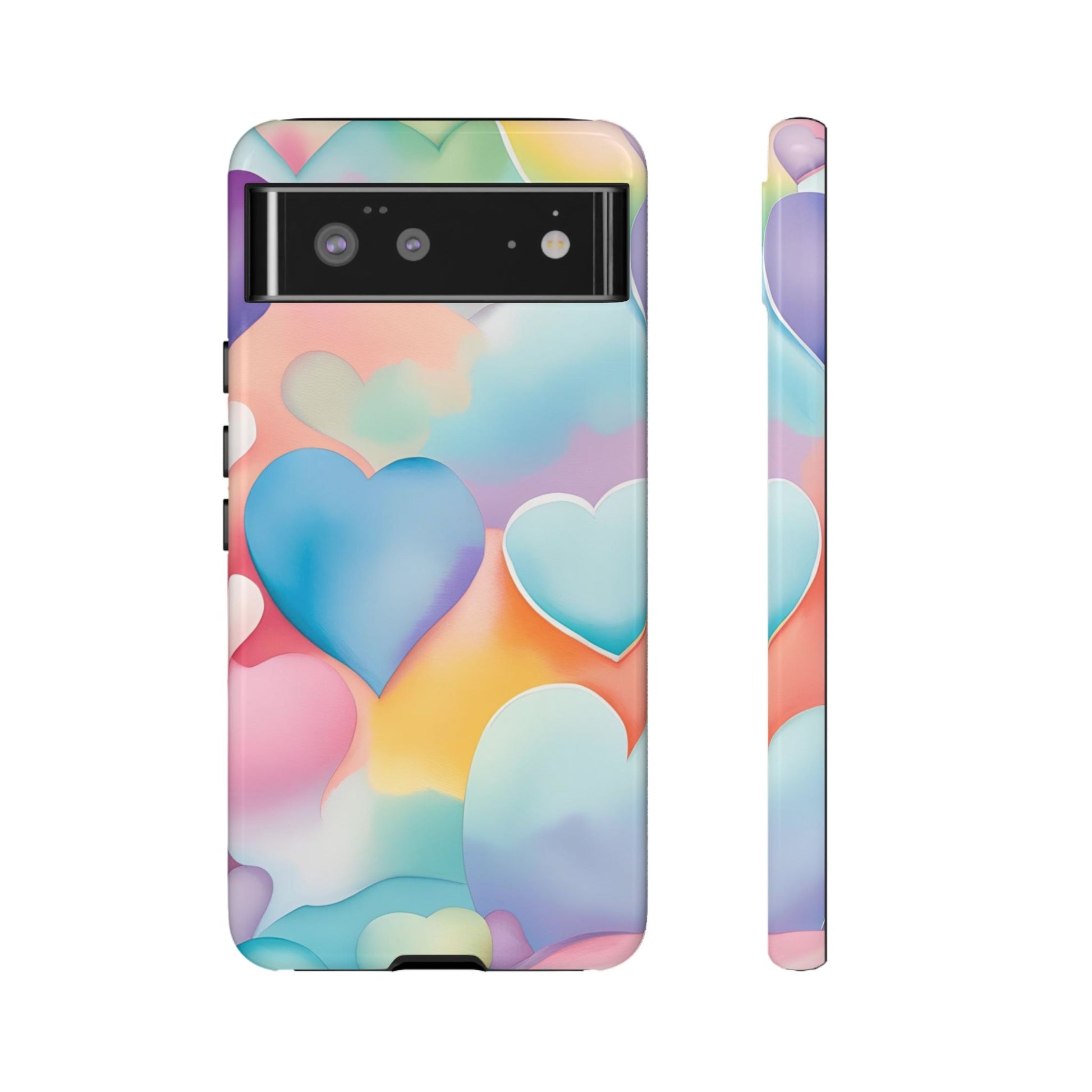 Watercolor Hearts Phone Case - Viva Phone Boutique 