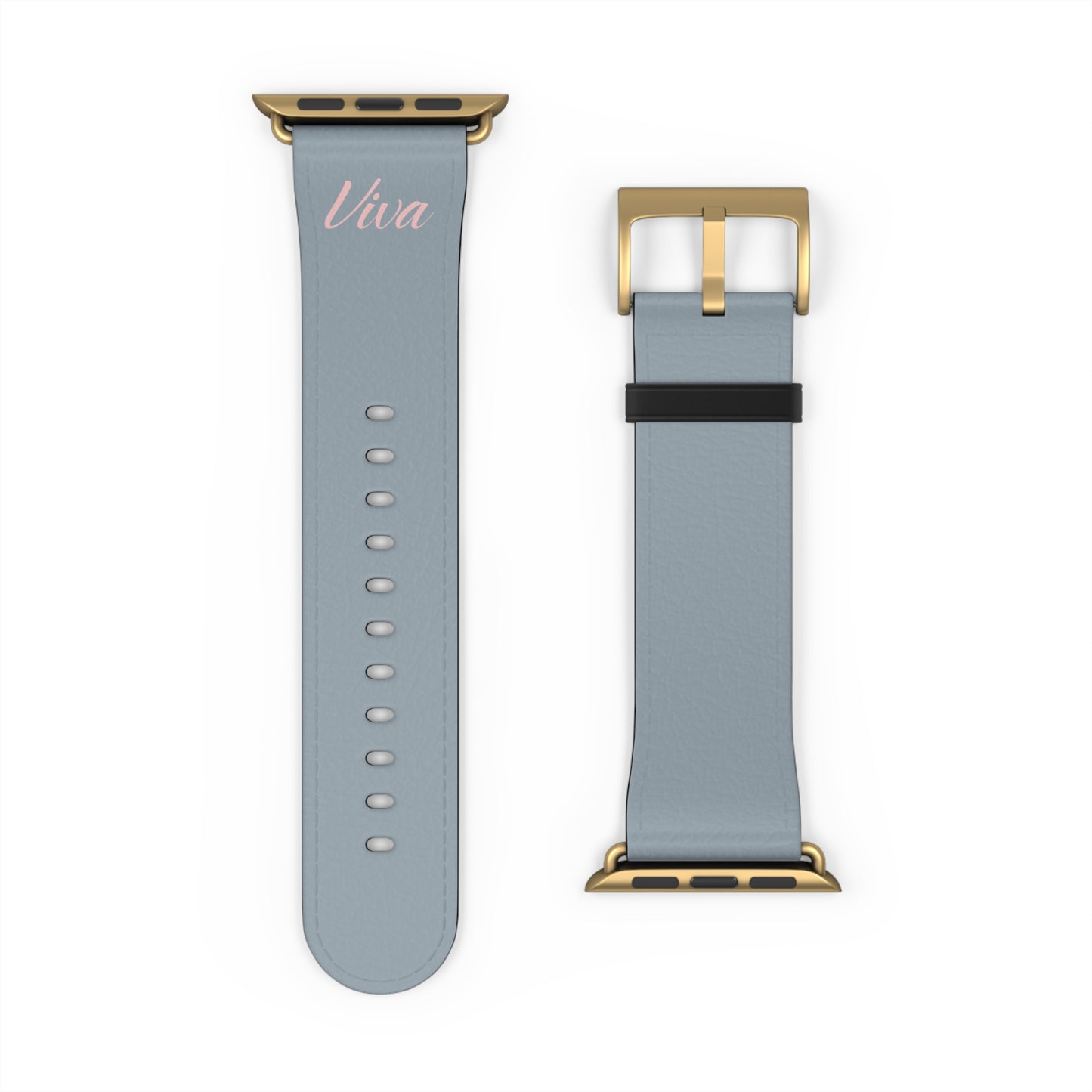 Hope Gray Faux Leather Apple Watch Band - Viva Phone Boutique 