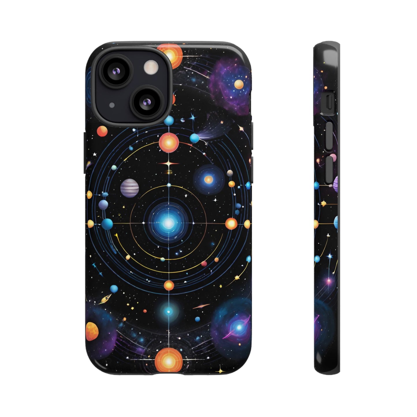 Outer Space Planets and Galaxies Phone Case