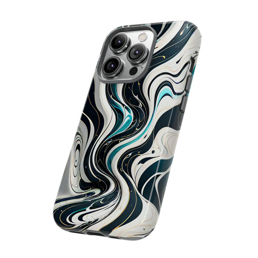 Abstract Fluid Serenity Tough Phone Case