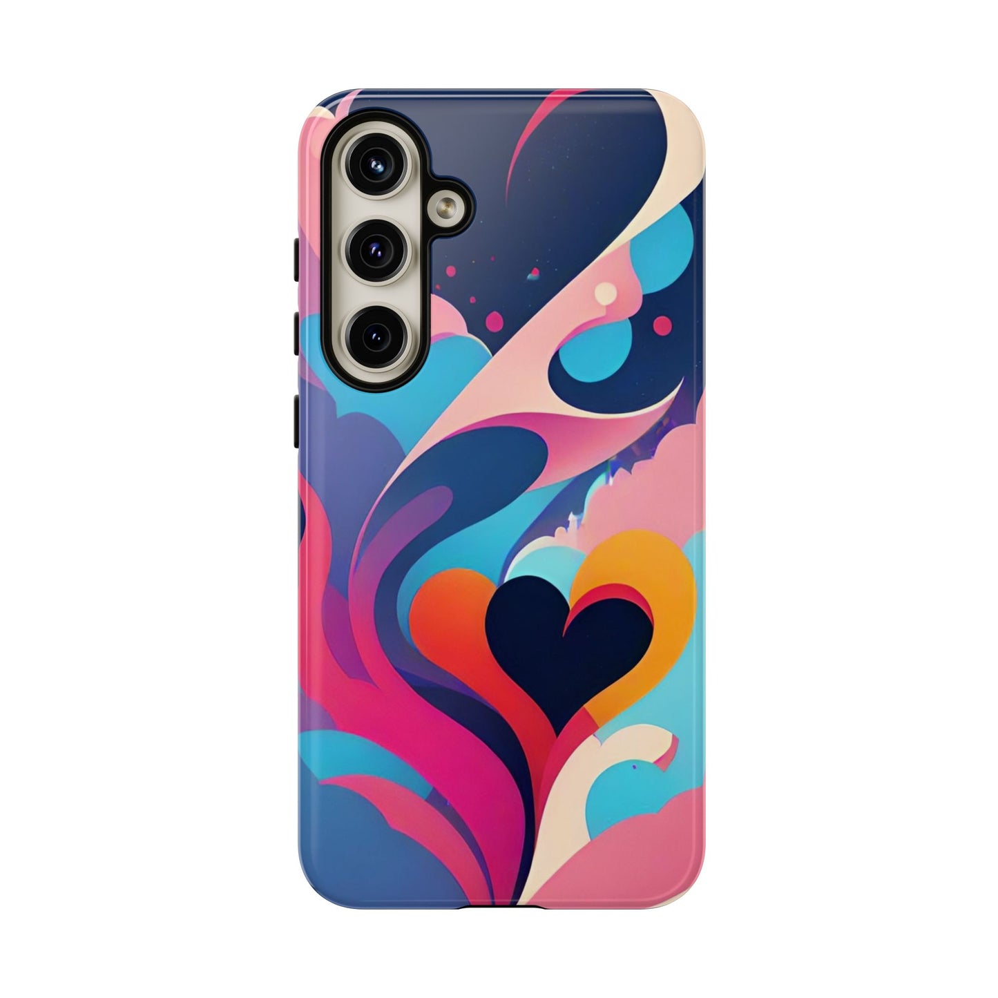 Flat Art Hearts Phone Case