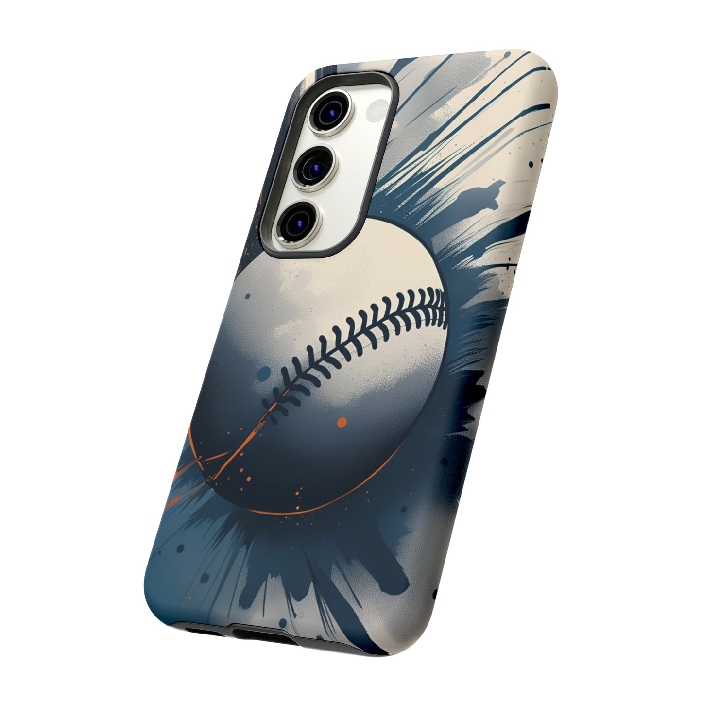 Ink Style Baseball Tough Phone  Case