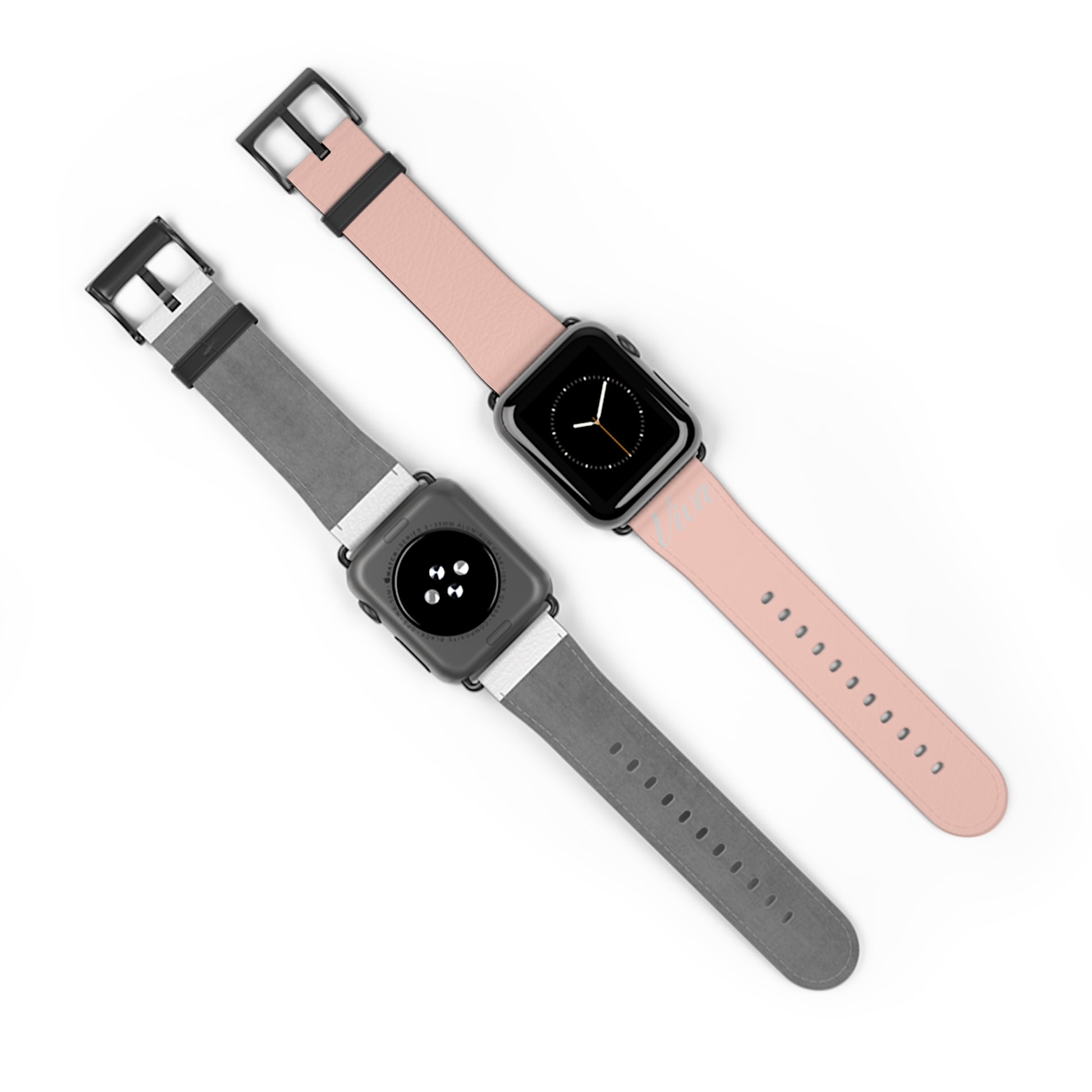 Pink Faux Leather Apple Watch Band - Viva Phone Boutique 