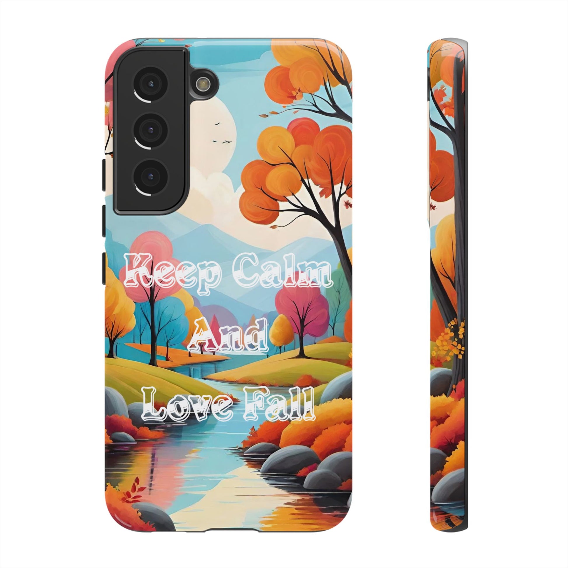 Fall-Themed Phone Case - 'Keep Calm And Love Fall' Design - Viva Phone Boutique 