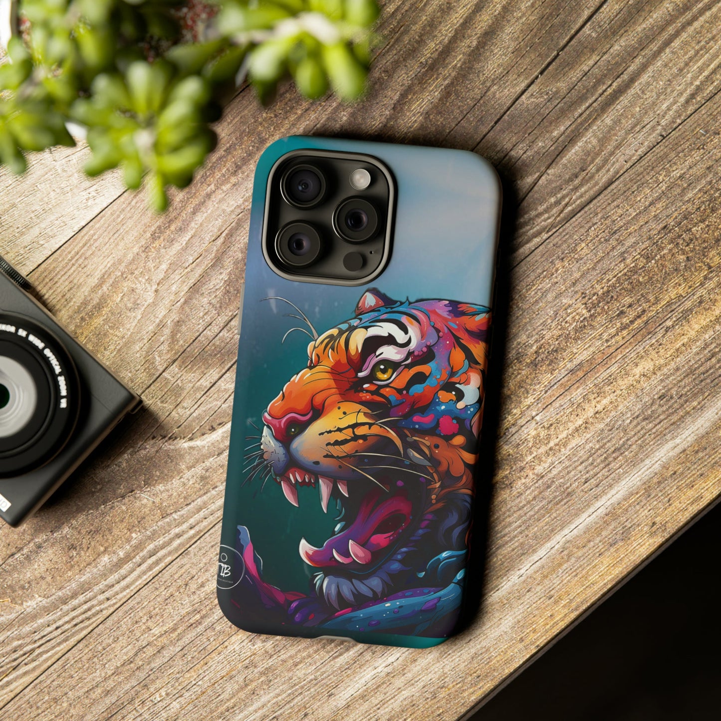 Colorful Tiger Tough Phone Case