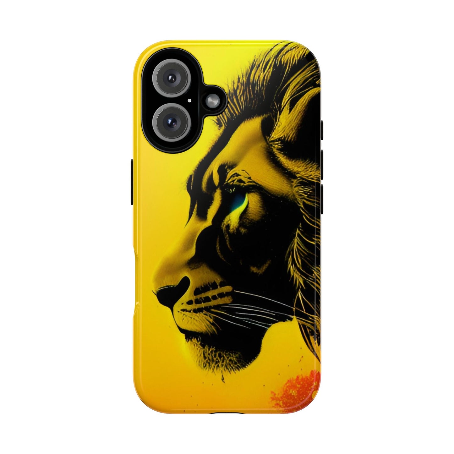 Yellow Lion Phone Case