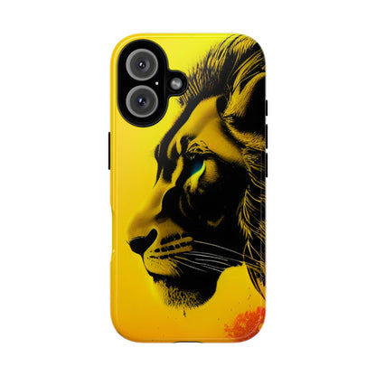 Yellow Lion Phone Case