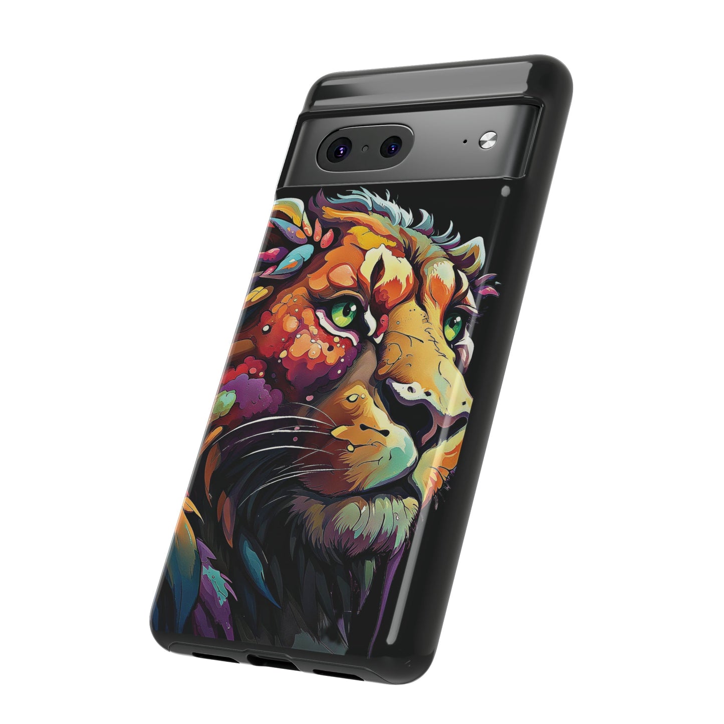 Colorful Lioness Tough Phone Case