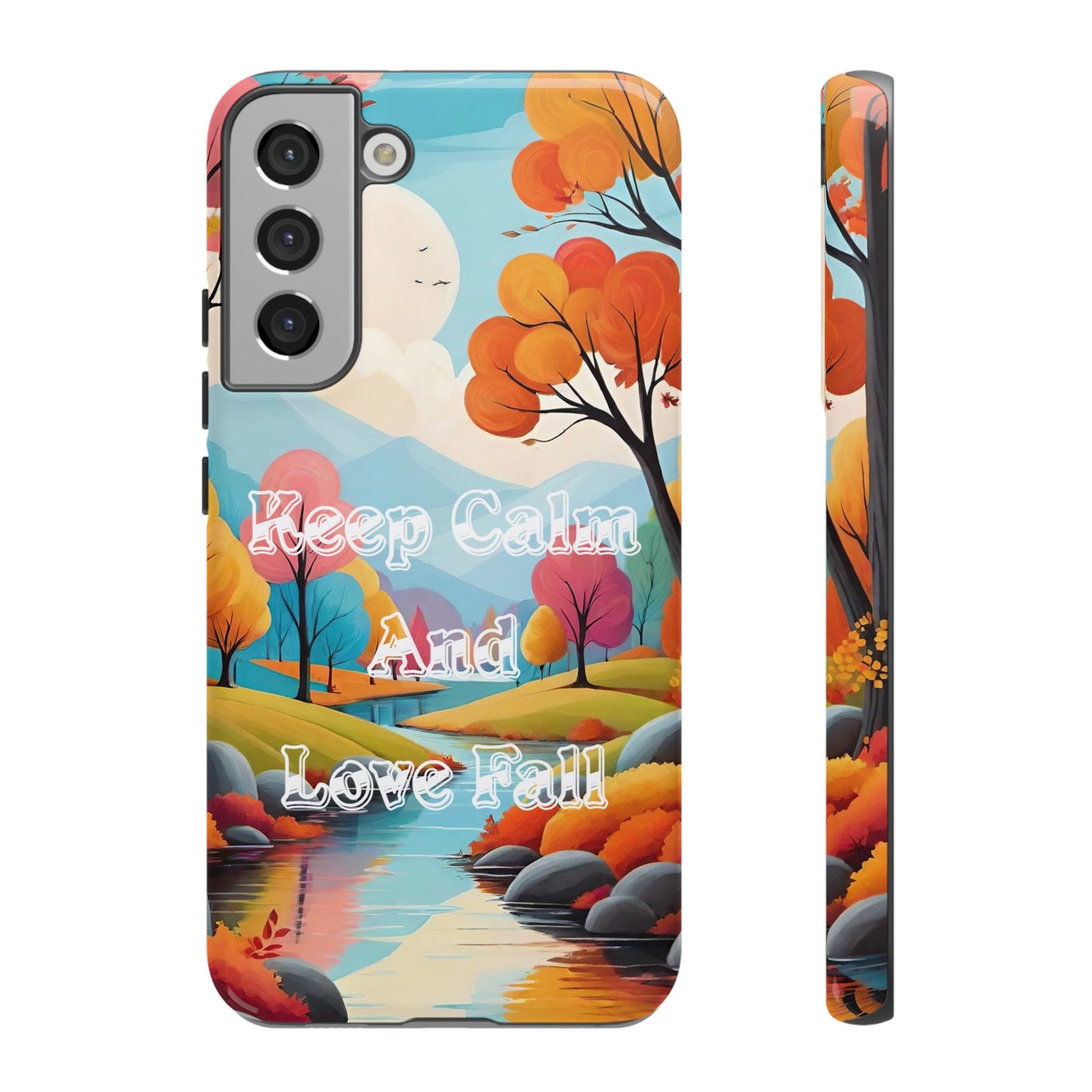 Fall-Themed Phone Case - 'Keep Calm And Love Fall' Design - Viva Phone Boutique 