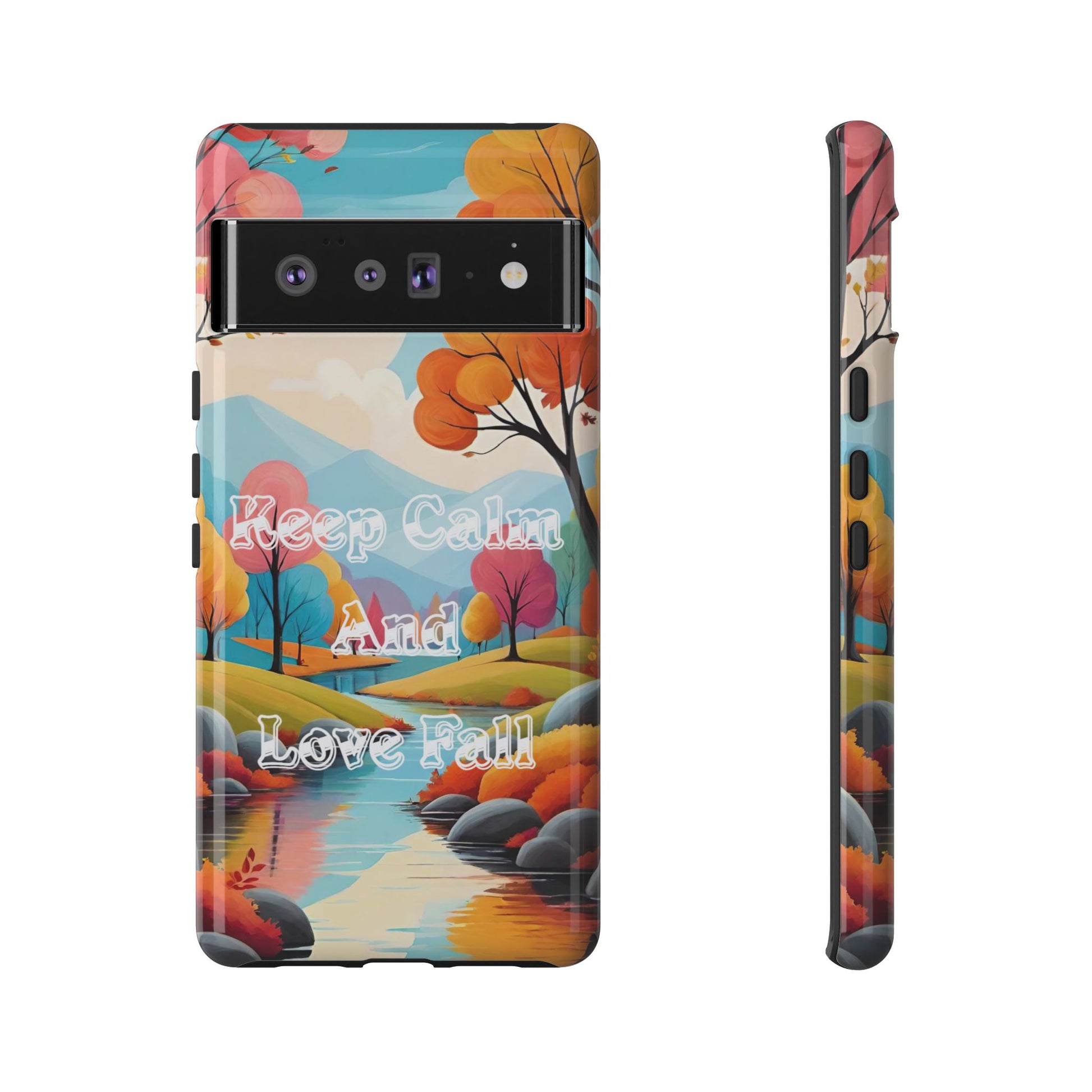 Fall-Themed Phone Case - 'Keep Calm And Love Fall' Design - Viva Phone Boutique 