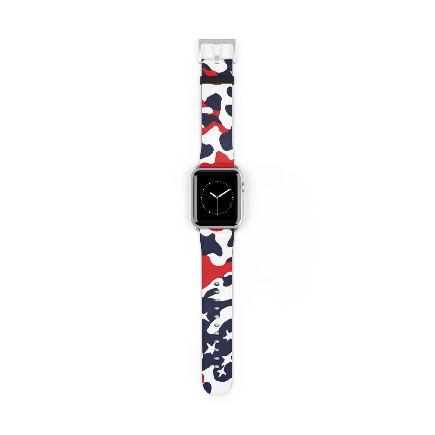 USA Camo Faux Leather Apple Watch Band - Viva Phone Boutique 