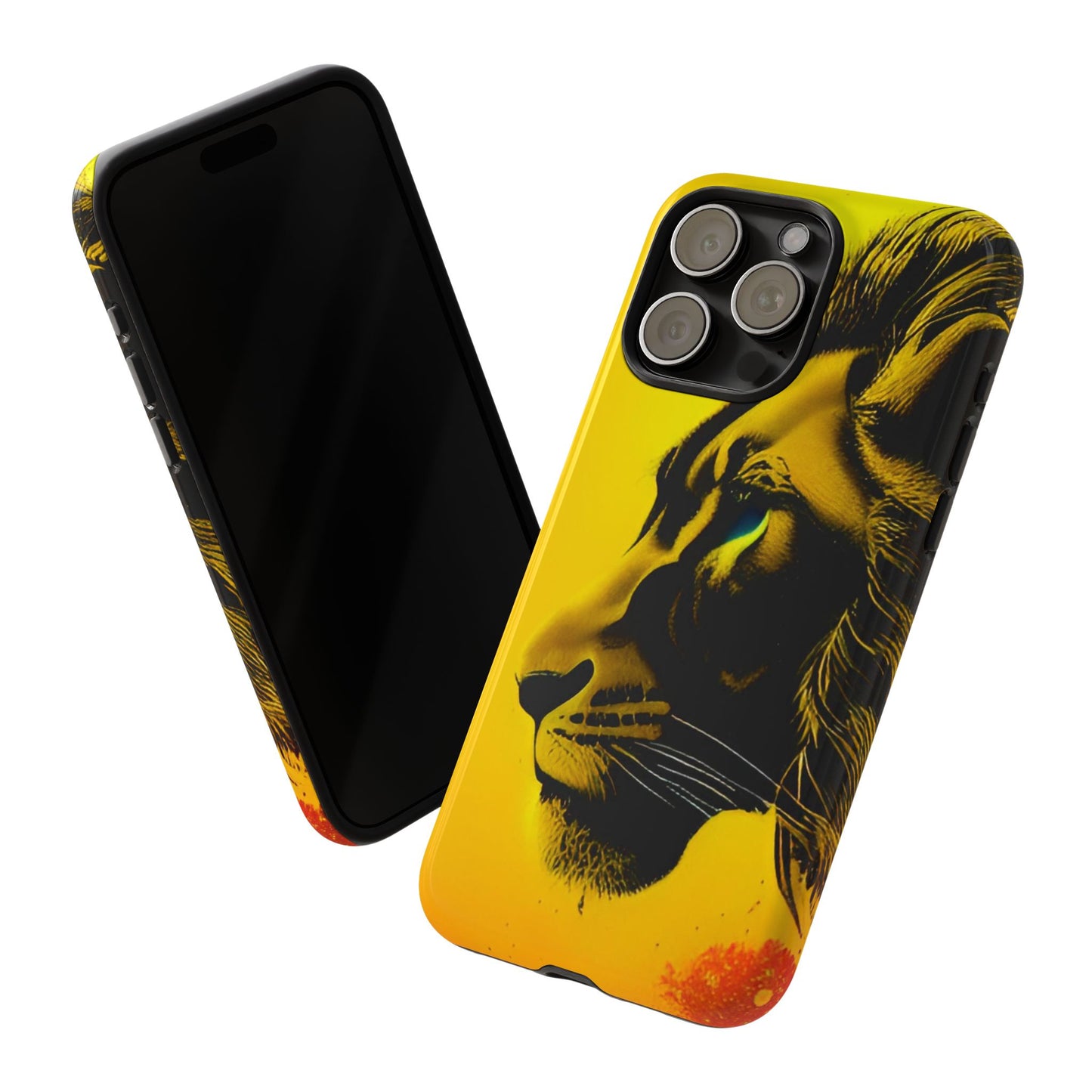 Yellow Lion Phone Case