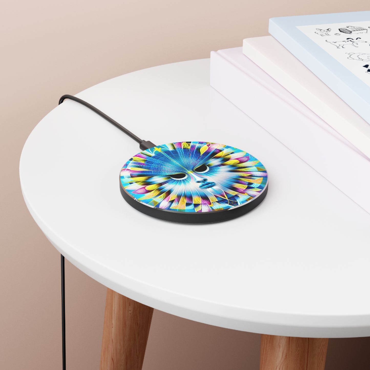 Blue Face Wireless Charger