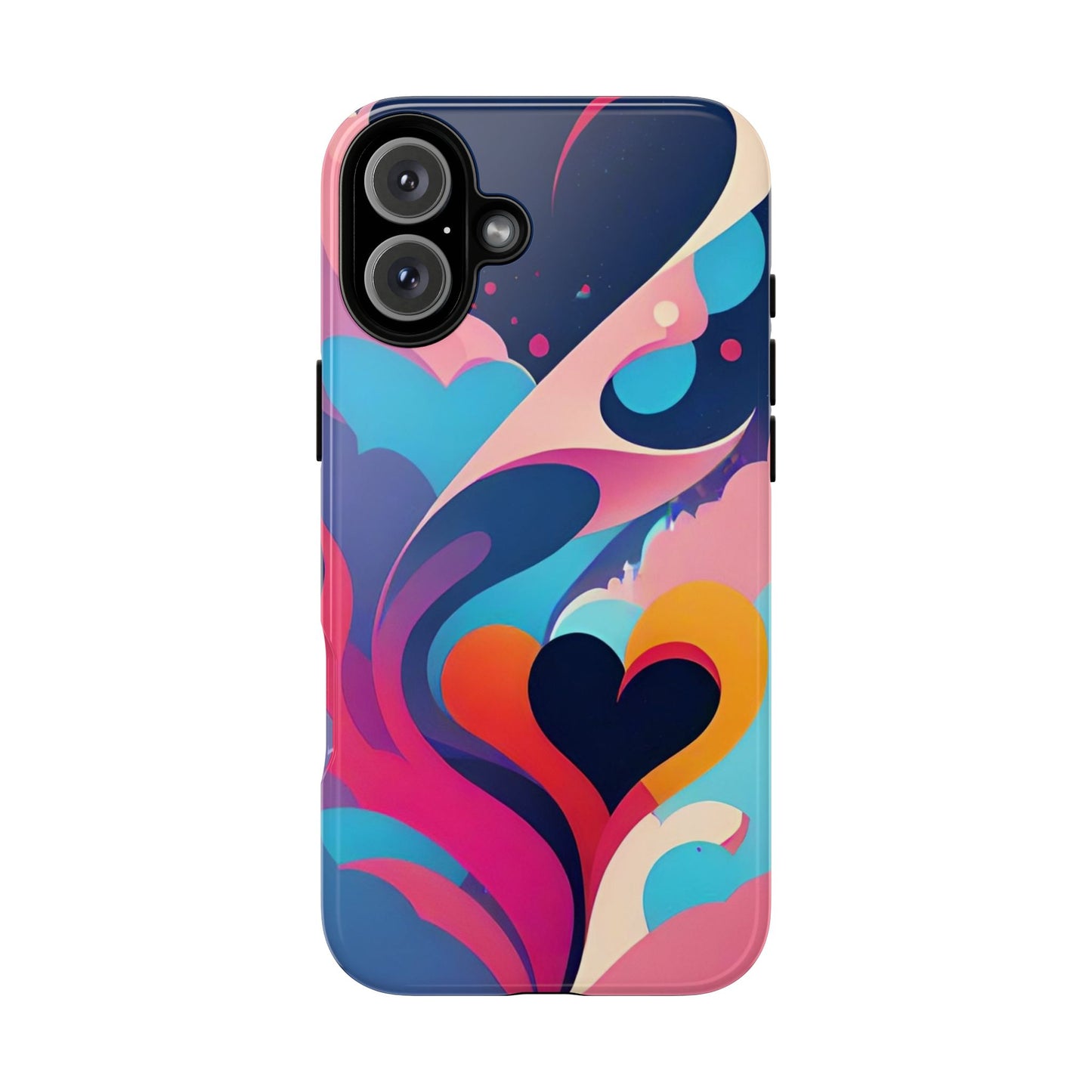 Flat Art Hearts Phone Case