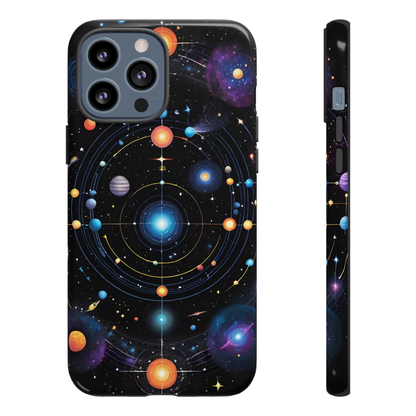 Outer Space Planets and Galaxies Phone Case