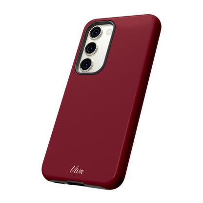 Burgundy Tough Phone Case