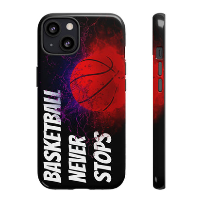 Basketball Never Stops Phone Case - Viva Phone Boutique 