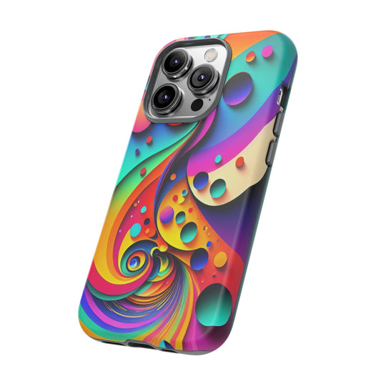 Trippy Colorful Tough Phone Case