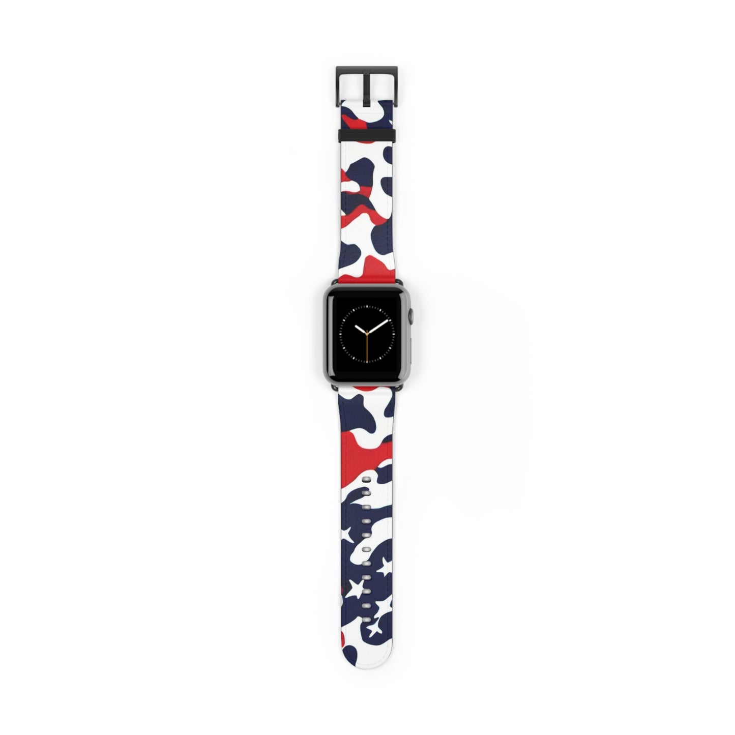 USA Camo Faux Leather Apple Watch Band - Viva Phone Boutique 