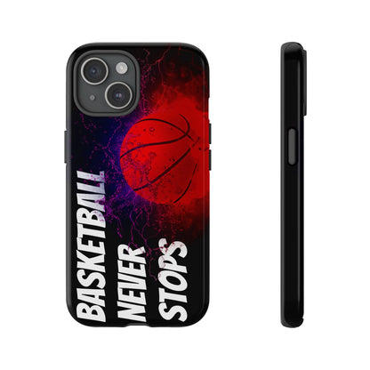 Basketball Never Stops Phone Case - Viva Phone Boutique 