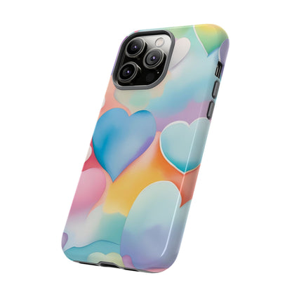 Watercolor Hearts Phone Case - Viva Phone Boutique 