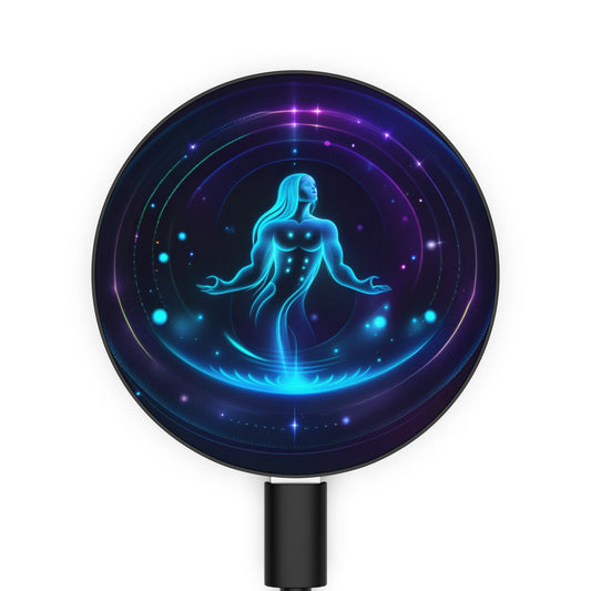 Aquarius Zodiac Sign Magnetic Wireless Charger