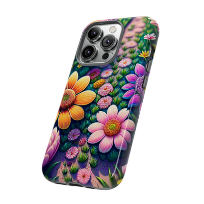 Floral Path Tough Phone Case