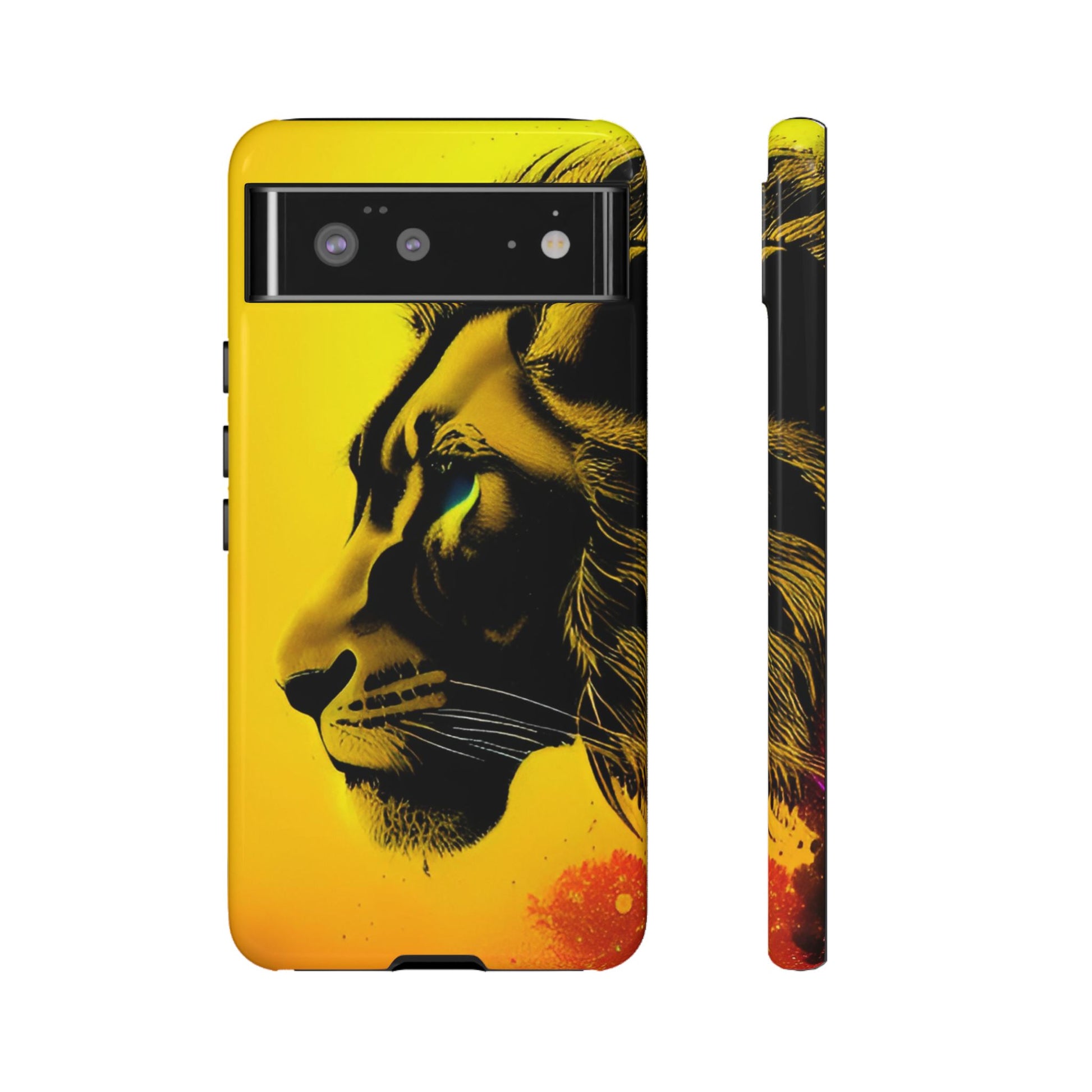 Yellow Lion Phone Case - Viva Phone Boutique 