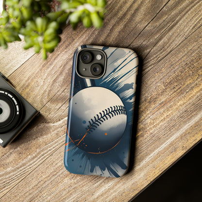 Ink Style Baseball Tough Phone  Case