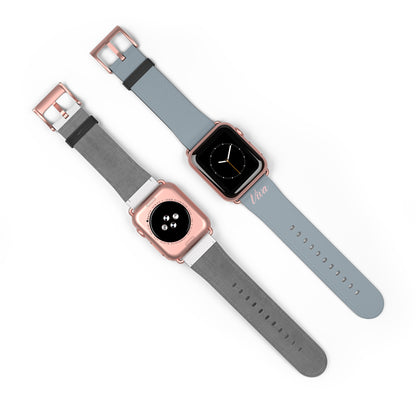 Hope Gray Faux Leather Apple Watch Band - Viva Phone Boutique 