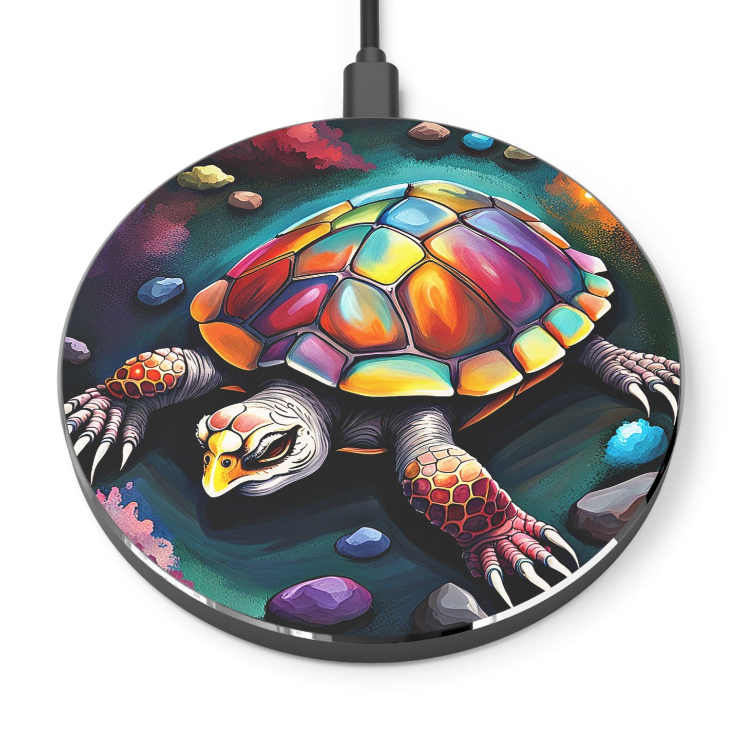 Turtle Painting Wireless Charger