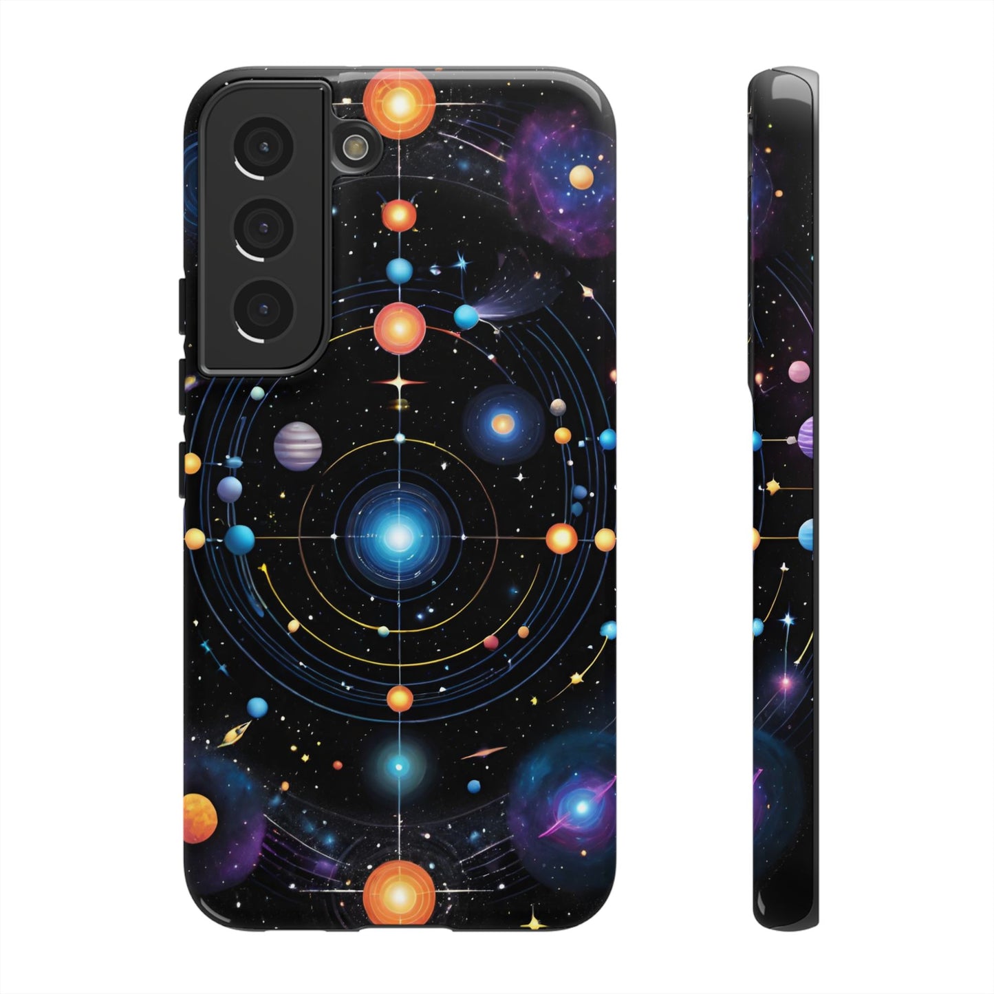 Outer Space Planets and Galaxies Phone Case