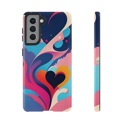 Flat Art Hearts Phone Case - Viva Phone Boutique 