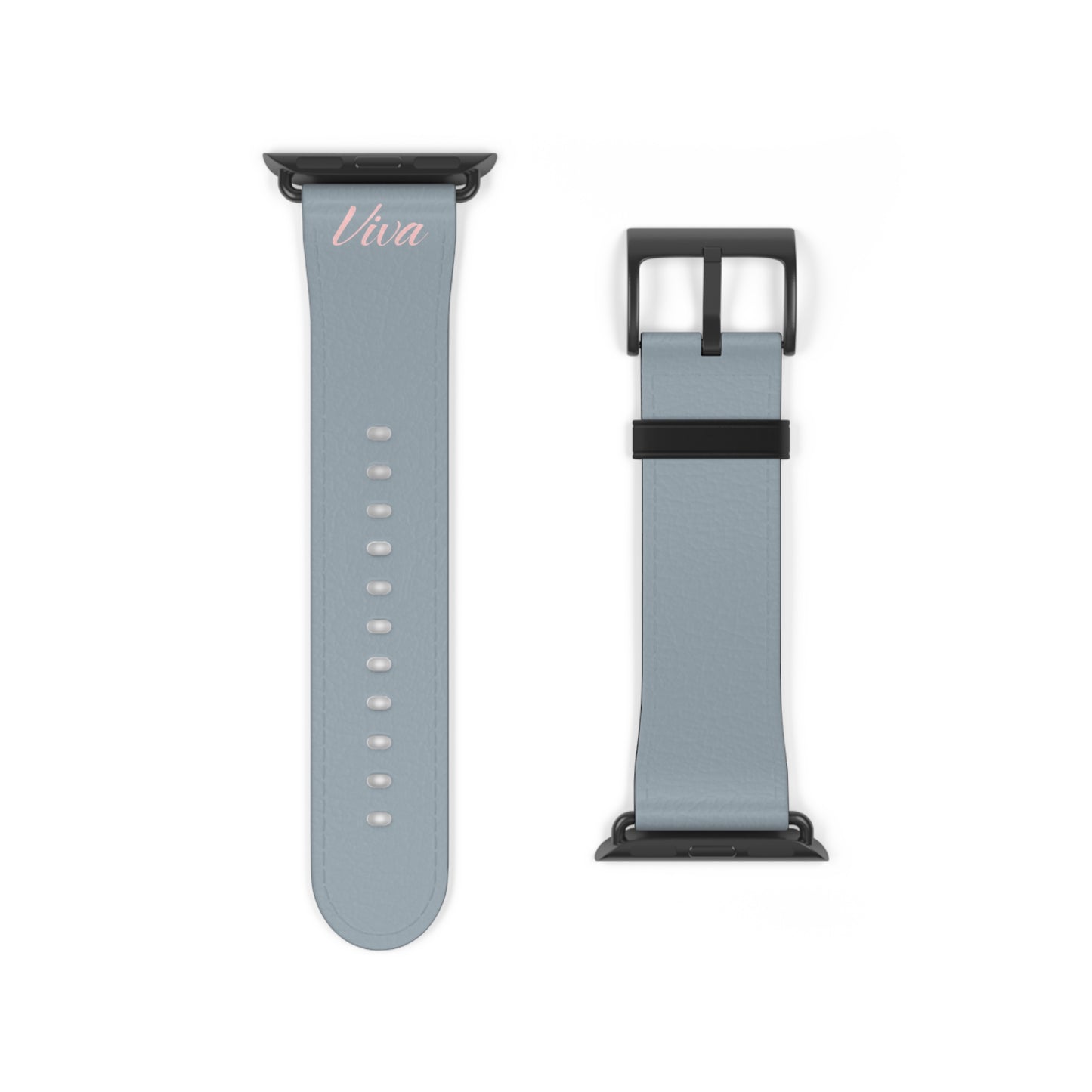 Hope Gray Faux Leather Apple Watch Band - Viva Phone Boutique 